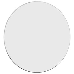 Avis Maison Chic Miroir mural | Miroir Décoration pour Maison Salle de Bain Argenté 60 cm Rond -GKD18463