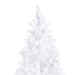 Avis vidaXL Sapin de Noël artificiel 500 cm Blanc