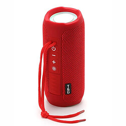 Yonis Enceinte Bluetooth Étanche LED Autonomie Longue Enceinte Bluetooth Portable Étanche LED Autonomie Longue FM TF USB Rouge YONIS