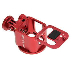 Wewoo Pour GoPro HERO5 Session / rouge session HERO4 / Session HERO logement Shell CNC alliage d'aluminium Cage Kit de protection avec clé en métal et bouchon d'objectif vis adaptateur de trépied pas cher