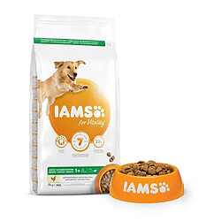 Avis IAMS Croquettes au poulet - Grande race - 3kg - Pour chien