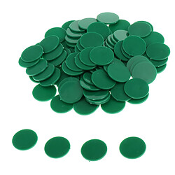 Acheter 25MM barillet en plastique monnaie Chip Coin 100 barils un avion baril Boundless Green