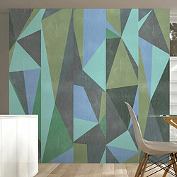 Paris Prix Papier Peint Triangles Gris 50x1000cm