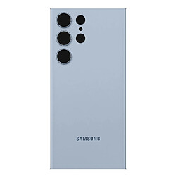 Vitre Arrière pour Samsung S23 Ultra avec Lentille Caméra Original Bleu Ciel 