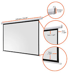 Avis Écran de projection celexon motorisé basic 200 x 200 cm