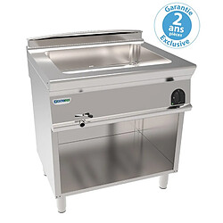 Bain-marie GN 2/1 électrique sur placard ouvert - gamme 700 - Tecnoinox