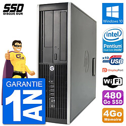 PC HP Compaq 6200 Pro SFF Intel G630 RAM 4Go SSD 480Go Windows 10 Wifi · Occasion 