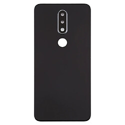 Wewoo Coque arrière de batterie avec objectif photo pour Nokia X6 2018 / 6.1 Plus TA-1099 Noir