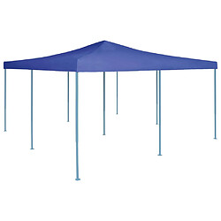 vidaXL Belvédère pliable 5x5 m Bleu