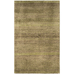 Vidal Tapis de laine 151x94 vert Juma 