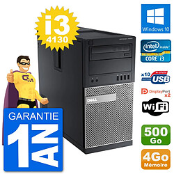 PC Tour Dell 9020 Intel Core i3-4130 RAM 4Go Disque Dur 500Go Windows 10 Wifi · Occasion 