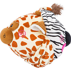 Small Foot peluche en Tissu très Doux réversible, Elle Fait apparaître Une tête Girafe ou de zèbre au Choix