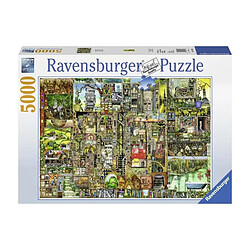 Puzzle 5000 pieces - Ville bizarre / Colin Thompson - Ravensburger - Puzzle adultes - Des 14 ans