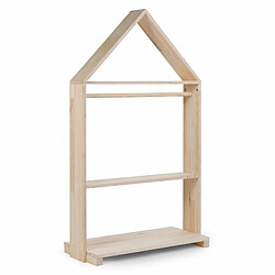 Etagère penderie en bois Maison - Childhome