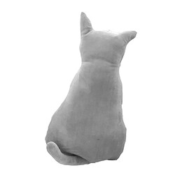 Chat créatif arrière enfants coussin de coussin de jouets en peluche accueil café bureau décor gris accessoires photographiques