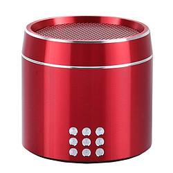 Wewoo Mini enceinte Bluetooth rouge pour iPhone, Samsung, HTC, Sony et autres Smartphones Haut-parleur stéréo sans fil True Portable Mini avec indicateur LED Sling