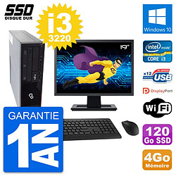 PC Fujitsu E910 DT Ecran 19" Intel i3-3220 RAM 4Go SSD 120Go Windows 10 Wifi · Occasion 