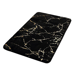 Tapis De Bain Tapis De Bain Absorbant L'eau Tapis De Sol De Chevet Noir 50x80cm