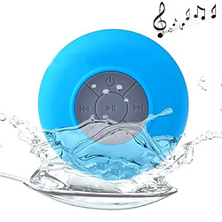 Wewoo Enceinte Bluetooth étanche bleu pour iPhone, Galaxy, Sony, Lenovo, HTC, Huawei, Google, LG, Xiaomi, autres Smartphones et tous les périphériques IPX4 V2.1 haut-parleur imperméable à l'eau, fonction mains libres, 