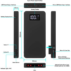 Avis Yonis Power Bank caméra espion 1080p+32 Go