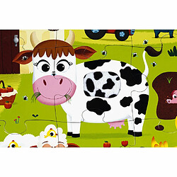 Avis Puzzle enfant tactile Les animaux de la ferme 20 pièces - Janod