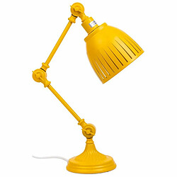 Avis Flexo/Lampe de bureau Alexandra House Living Jaune Métal 13 x 43 x 25 cm