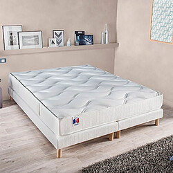 Mes Ensemble matelas+sommier mémoire de forme 160x200cm 