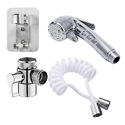 Avis Universal 1 set de robinet pomme de douche externe buse pressurisée robinet shampooing pulvérisateur externe rallonge main salle de bain (coloris assortis 1pc bi