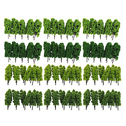 Lot de 120pcs Echelle 1/150 Arbre Miniature pour Modèle Paysage Modélisme Ferroviaire