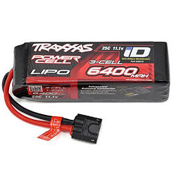 Breizh-Modelisme Accu Lipo ID 11,1V 3S 6400mAh 25C- Traxxas 1/10 TRX2857X 