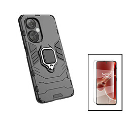 PHONECARE Kit Film Hydrogel Full Cover Avant + Coque 3X1 Military Defender pour Oppo K11X - Noir