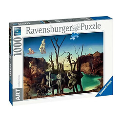 Ravensburger - Puzzle 1000 pieces Art collection - Cygnes se refletant en elephants / Salvador Dali