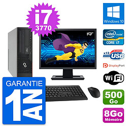 PC Fujitsu E910 DT Ecran 19" Intel i7-3770 RAM 8Go Disque 500Go Windows 10 Wifi · Occasion 