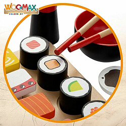 Avis Jeu en bois Woomax Sushi 14 Pièces (6 Unités)