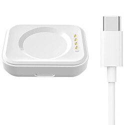 Chargeur USB SmartWatch USB pour SmartWatch Phonecare pour Oppo Watch 2 42mm - Blanc 