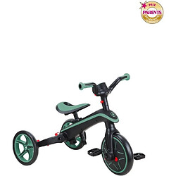 Acheter Tricycle évolutif EXPLORER 4 EN 1 PLIABLE - GLOBBER - Olive - Draisienne - de 10 mois a 5 ans - Montage sans outils