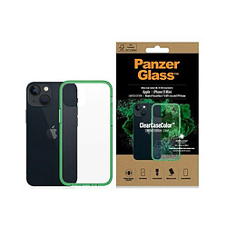 panzerglass coque transparent iphone 13 mini 5.4" antibacterial military grade lime 0329