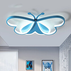 Universal Plafonnier 50cm 36W Nordic chambre d'enfant lampe de chambre plafonnier LED lumière continue dimmer bleu dessin animé papillon lampe de chambre AC85-265V plafonnier