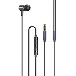 Wewoo Écouteur awei L2 3.5mm Plug-in-Ear Stéréo Eerphone avec Micro Gris 