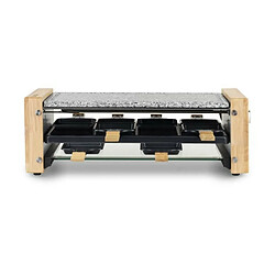 Hkoenig H.KoeNIG WOD12 - Raclette et pierre a cuire 8 pers design bois