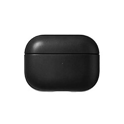 Nomad Coque pour Airpods Pro 2 Modern Leather Robuste avec Point d'Attache Noir