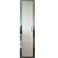 Inside 75 Colonne ARMOIRE 1 porte gauche ARLITEC TEDDY largeur 45 cm blanc mat alpin