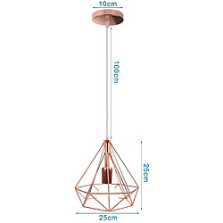 STOEX Vintage Suspension Industrielle Lustre Abat-jour Éclairage Douille E27 Edi pas cher