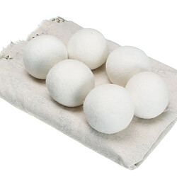 Wewoo 10 PCS Laundry Clean Ball Balles assouplissantes pour tissus d'assouplissant organiques naturelles réutilisables