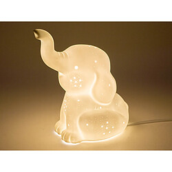 Amadeus Lampe Enfant Élephanteau en porcelaine