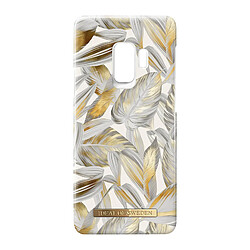 Coque Samsung Galaxy S9 Résistante Magnétique Platinum Leaves Ideal of Sweden 