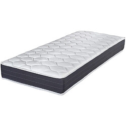 Ebac Matelas 90x190 Record - Ressorts ensachés - Hauteur 20 cm - Ferme