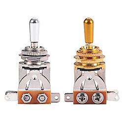 3 voies Interrupteur à bascule guitare électrique 2pcs Commutateur de Sélection Interrupteur de Guitare pour Guitare électrique