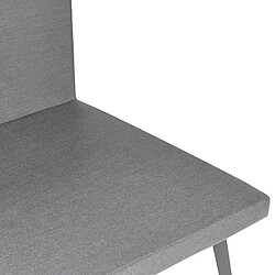 Beliani Canapé de jardin LORETELLO Polyester Gris Côté gauche pas cher