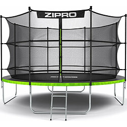 Trampoline rond Zipro Jump Pro 12FT 374cm avec filet de protection